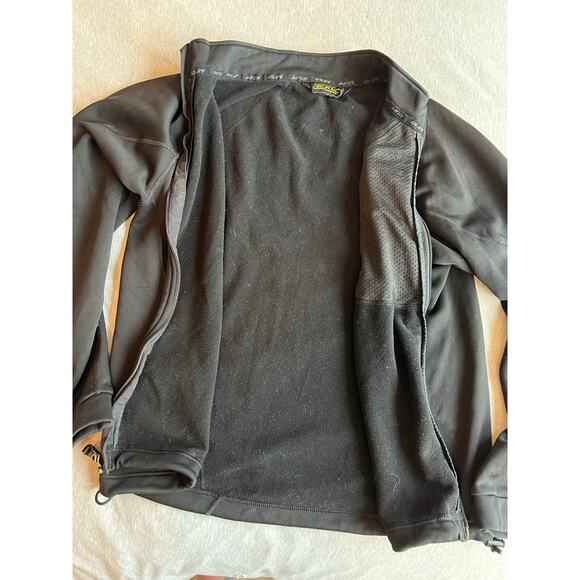 Klim Softshell Jacket Mens small Glacier Stretch Performance Coat black midlayer - Picture 4 of 7